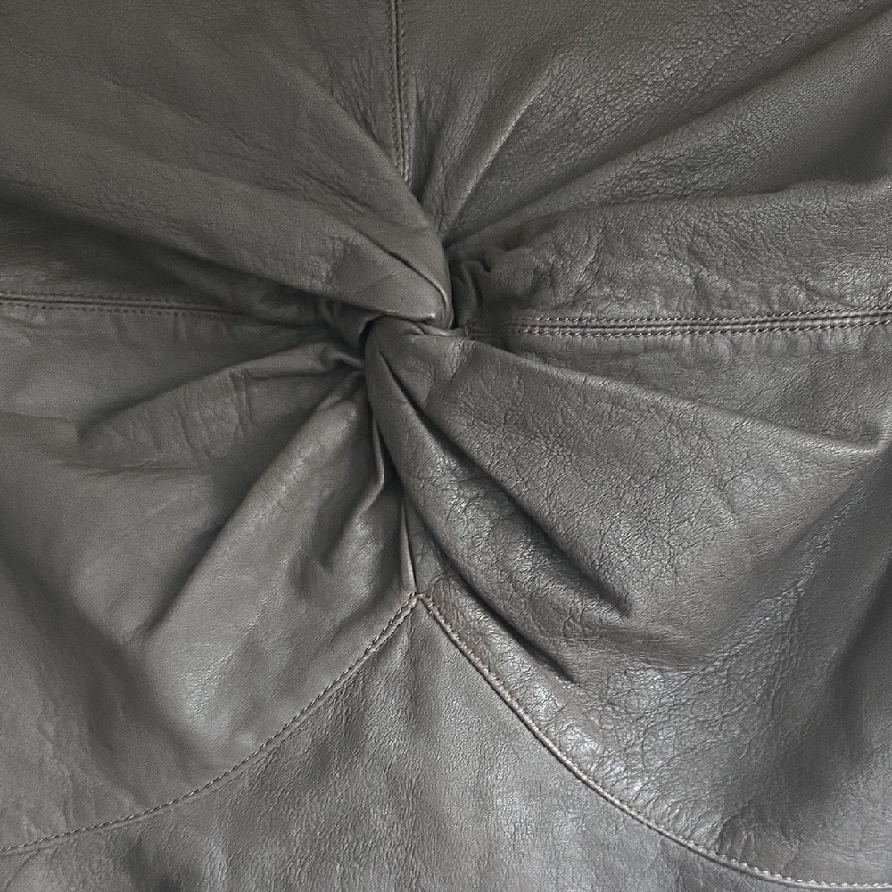 All Saints Dark Brown Leather Jacket - Picture 4 of 10